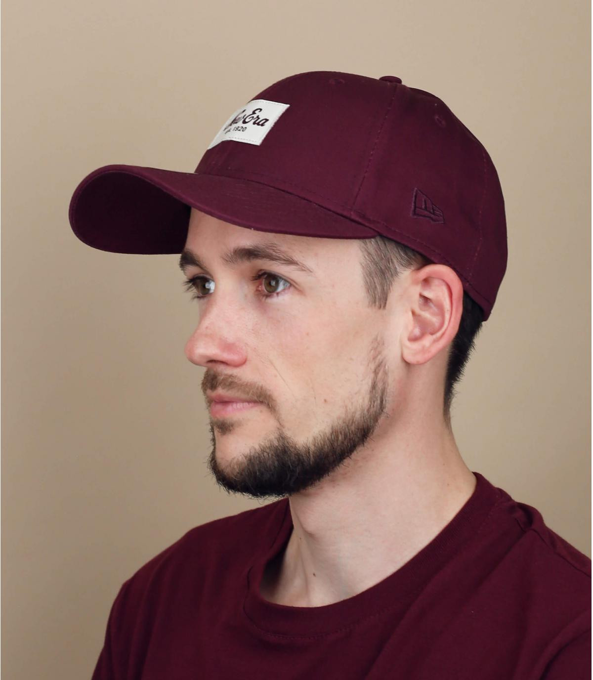 casquette New Era bordeaux Casquette Colour Ess 940 maroon